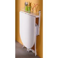 TABOURET SINAI Ensemble table murale repliable 2 personnes TABOURET SINAI Ensemble table murale repliable 2 personnes